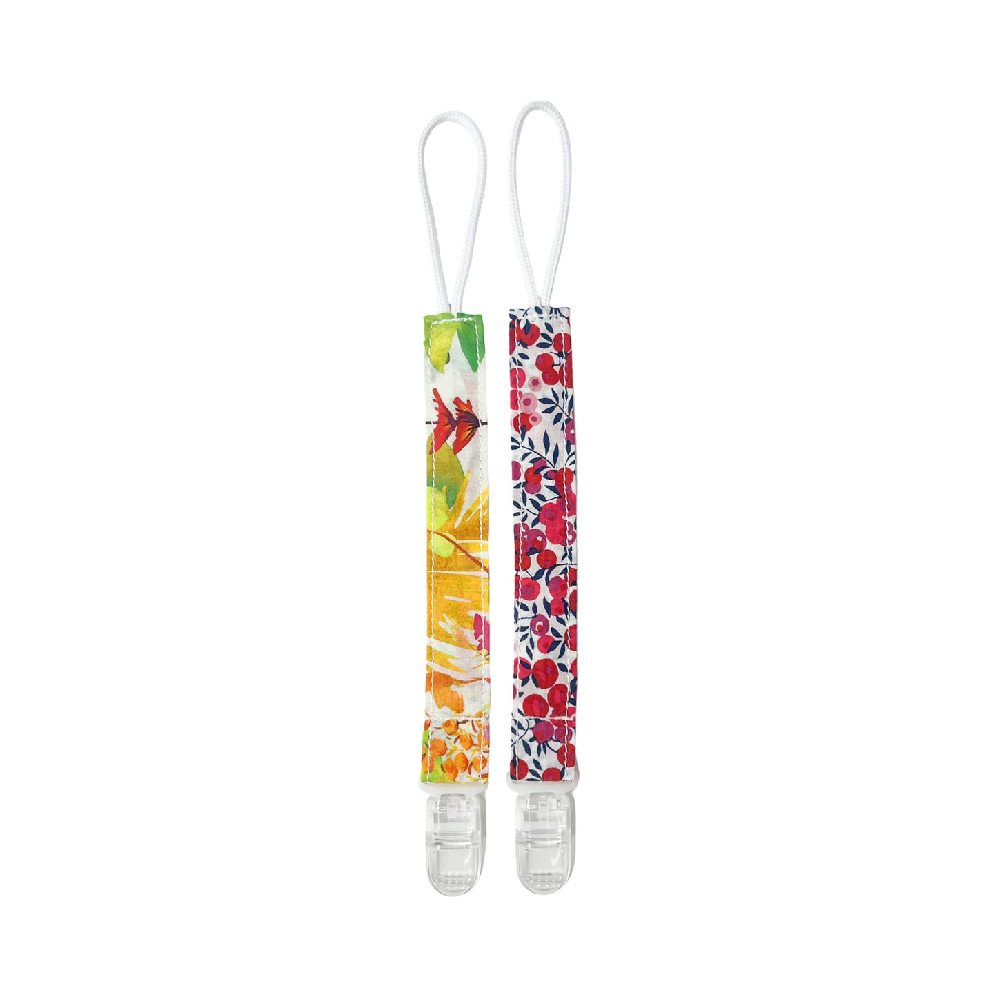 Twin Pacifier Clip - Pink