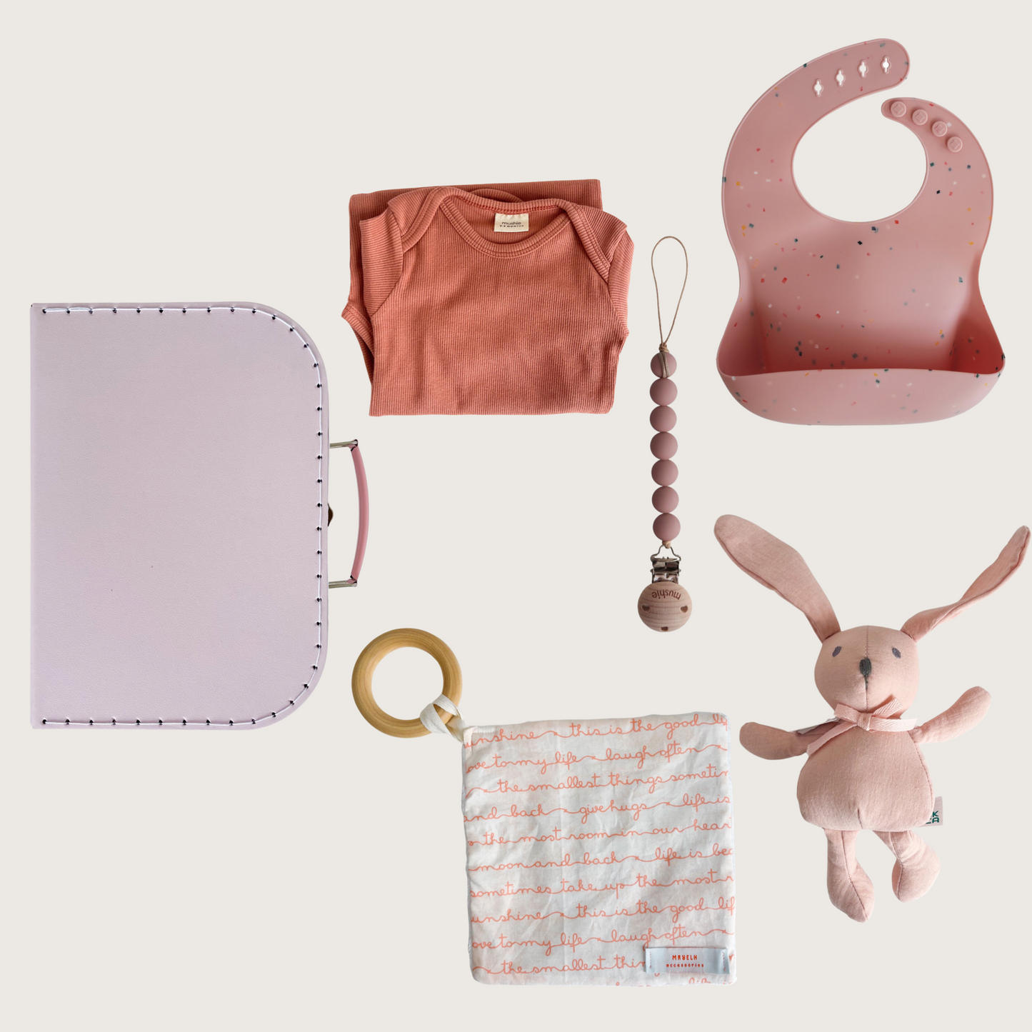 Handwritten Pink Set