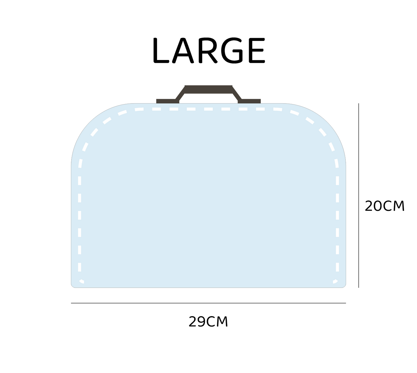 Clouds and Stars Blue Gift Bag