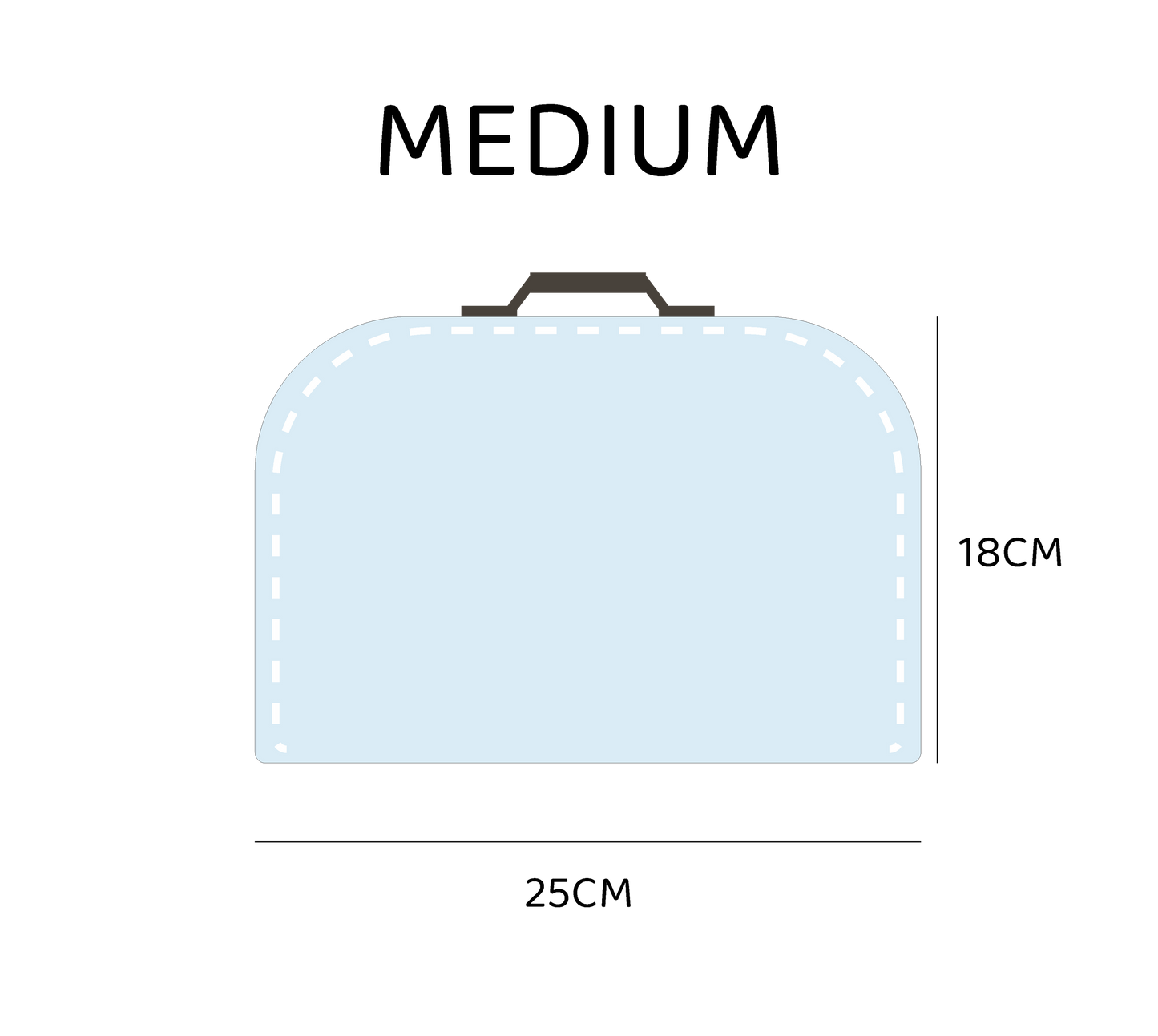 حقيبة هدية وردية كبيرة