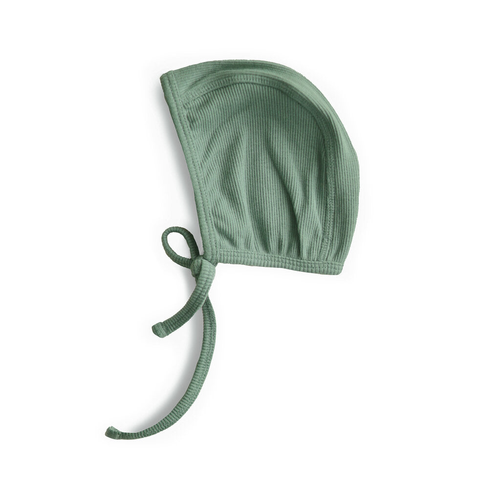 mushie - Ribbed Baby Bonnet