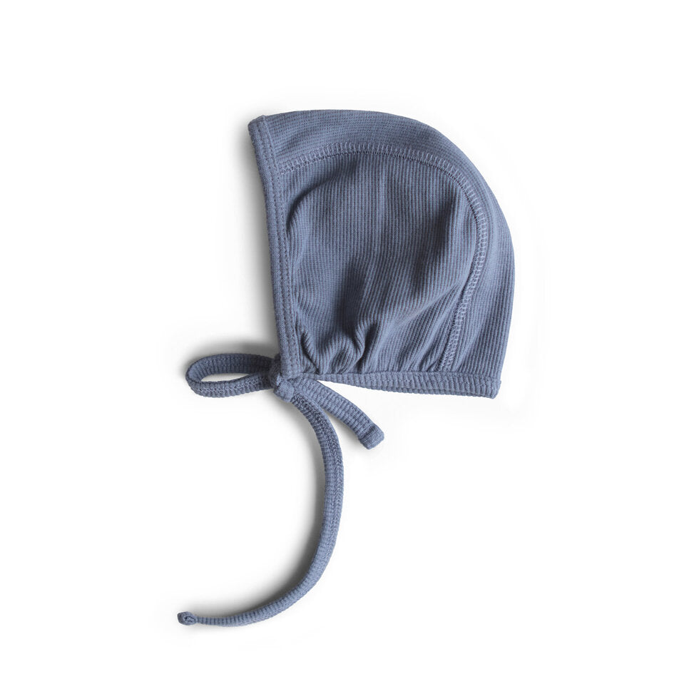 mushie - Ribbed Baby Bonnet