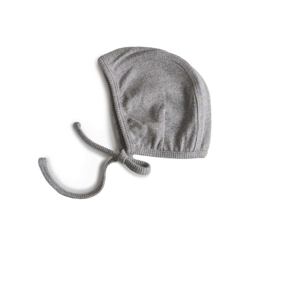 mushie - Ribbed Baby Bonnet