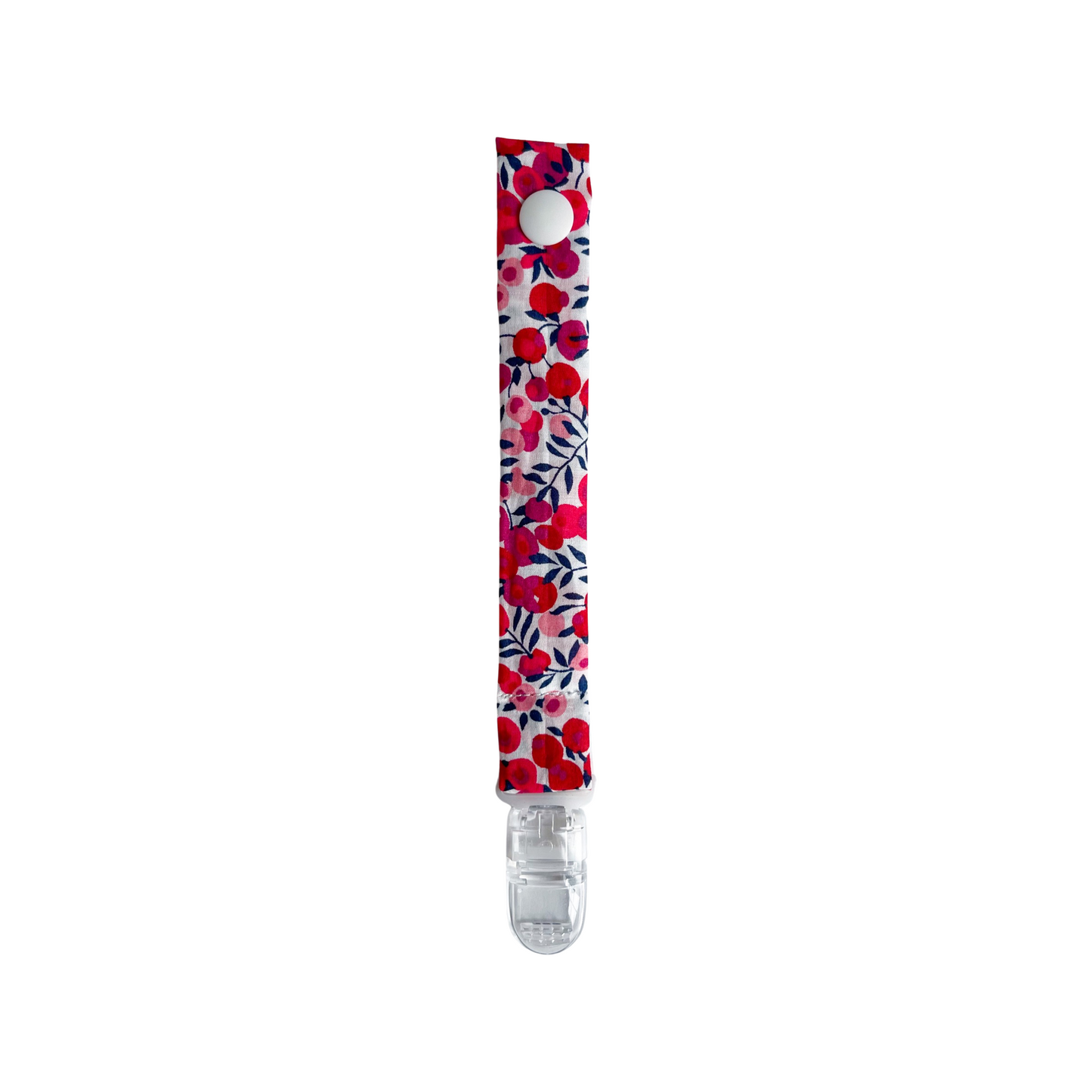 Mryelh Fabric Clip - Wiltshire Berry in Red
