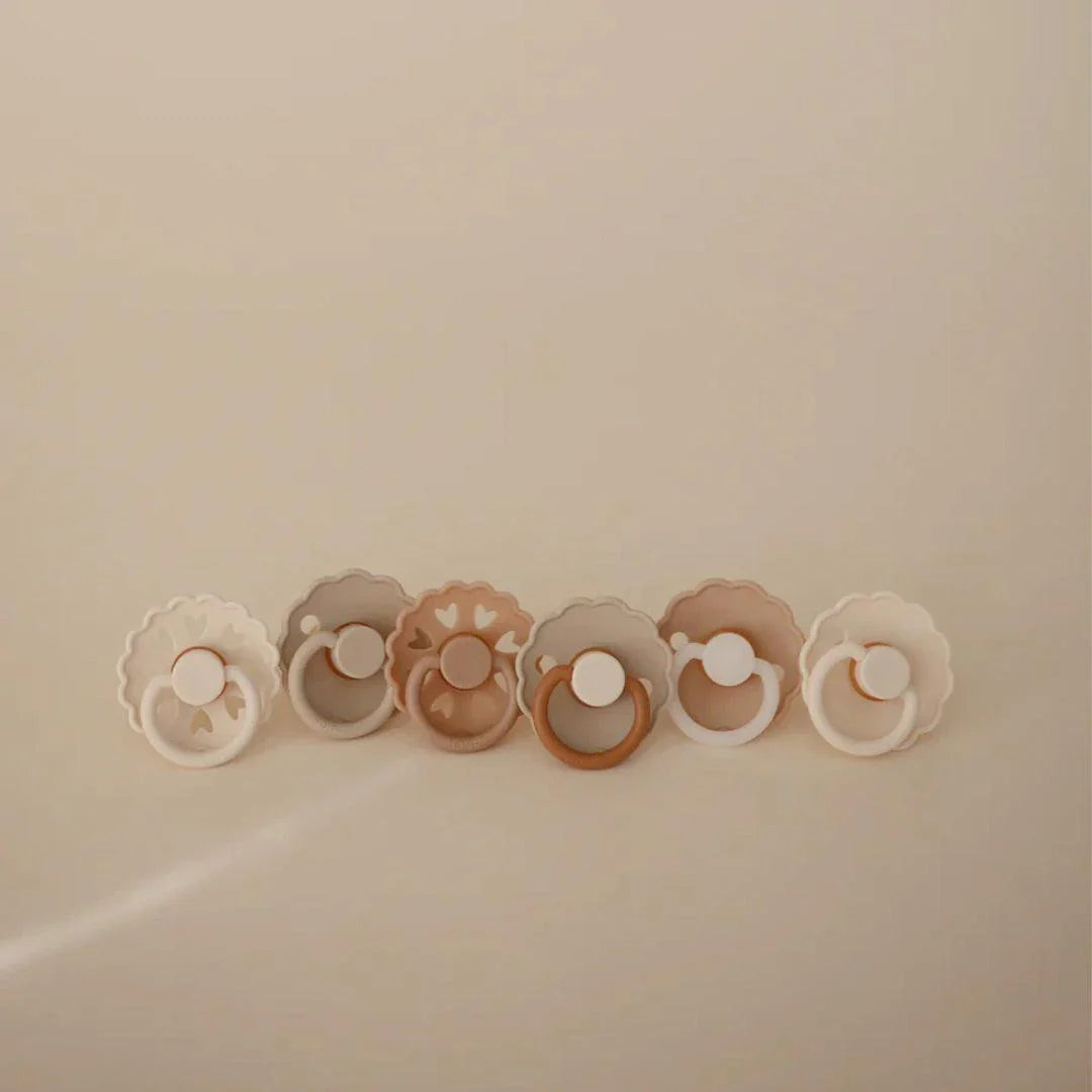 FRIGG Multipack Pacifiers 6-Pack - Cinnamon Charm