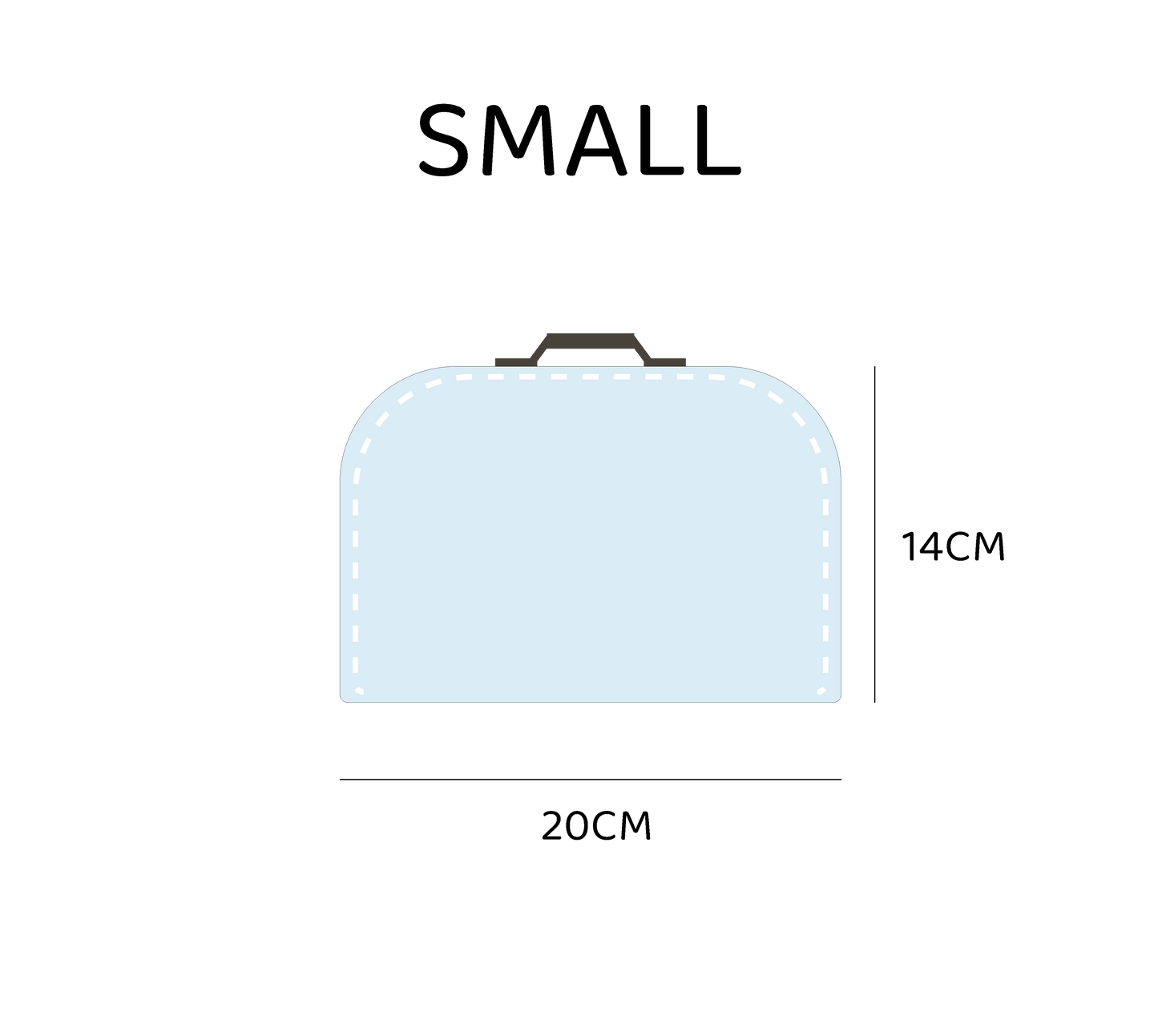 حقيبة هدية وردية كبيرة