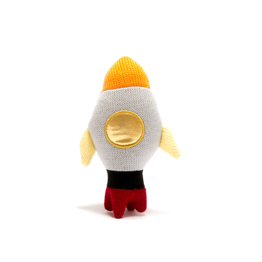 Space Rocket Baby Rattle