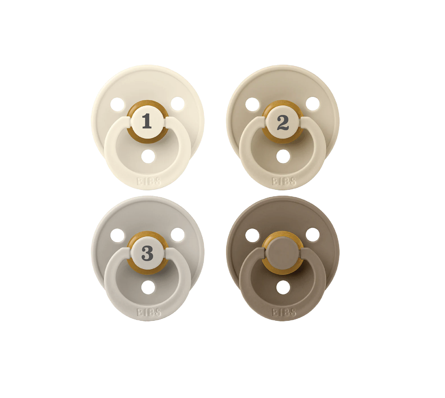 Colour 4 Pack - Ivory/Sand/Vanilla/Dark Oak