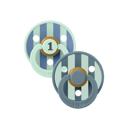 BIBS Pacifier Studio Colour 2 PACK Block Dark