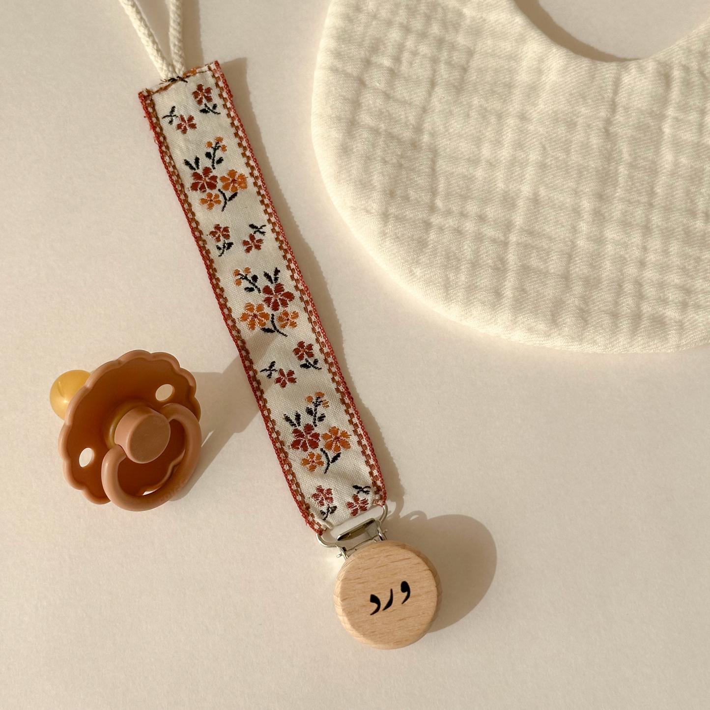 Boho Pacifier Clip