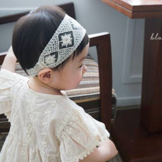 Lace Baby Headband Diamonds