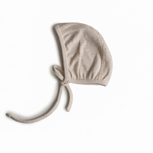 mushie - Ribbed Baby Bonnet