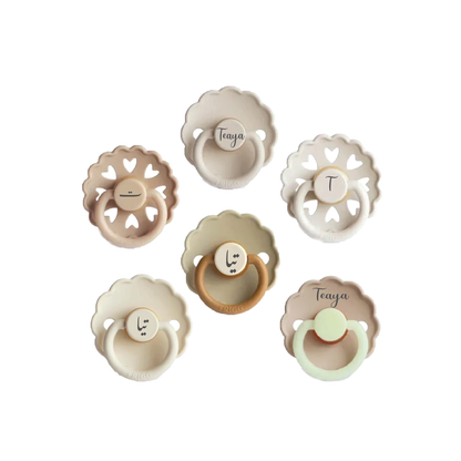 FRIGG Multipack Pacifiers 6-Pack - Cinnamon Charm