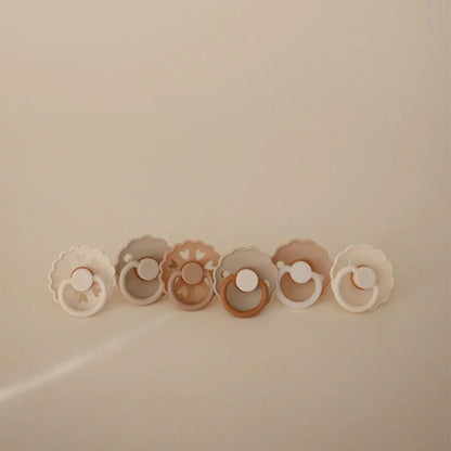 FRIGG Multipack Pacifiers 6-Pack - Cinnamon Charm