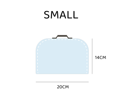 حقيبة هدية وردية كبيرة