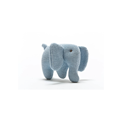Knitted  Elephant Rattle