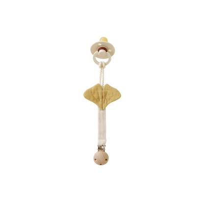 Korean Pacifier Clip - Leaf