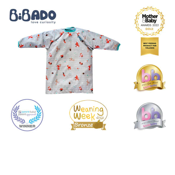 Long-sleeve Coverall Weaning Bib - Oceans of Fun