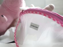 Belt Bib Pink Plaid Without Bib