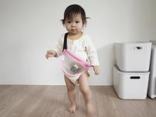Belt Bib Pink Plaid Without Bib