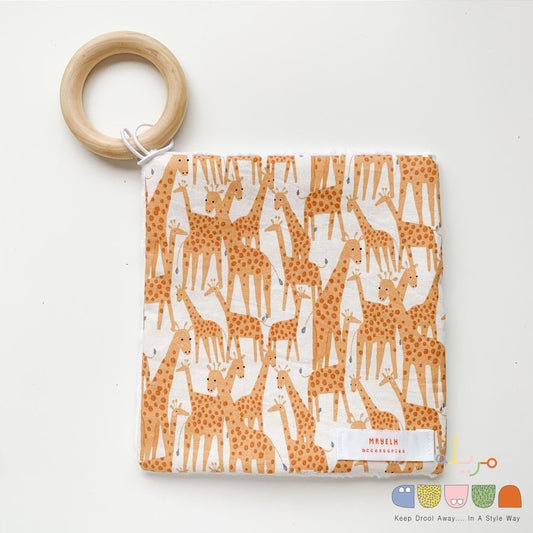 Girrafe Baby Organic Maplewood Teething Ring